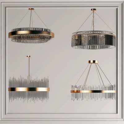 现代吊灯3D模型下载